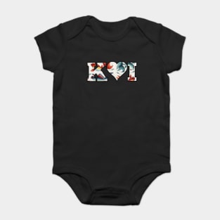 I love Koi a Japanese favorite fish lover and koi pond fan Baby Bodysuit